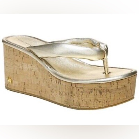 Veronica Beard Wedge Flip Flops - Picture 3 of 9